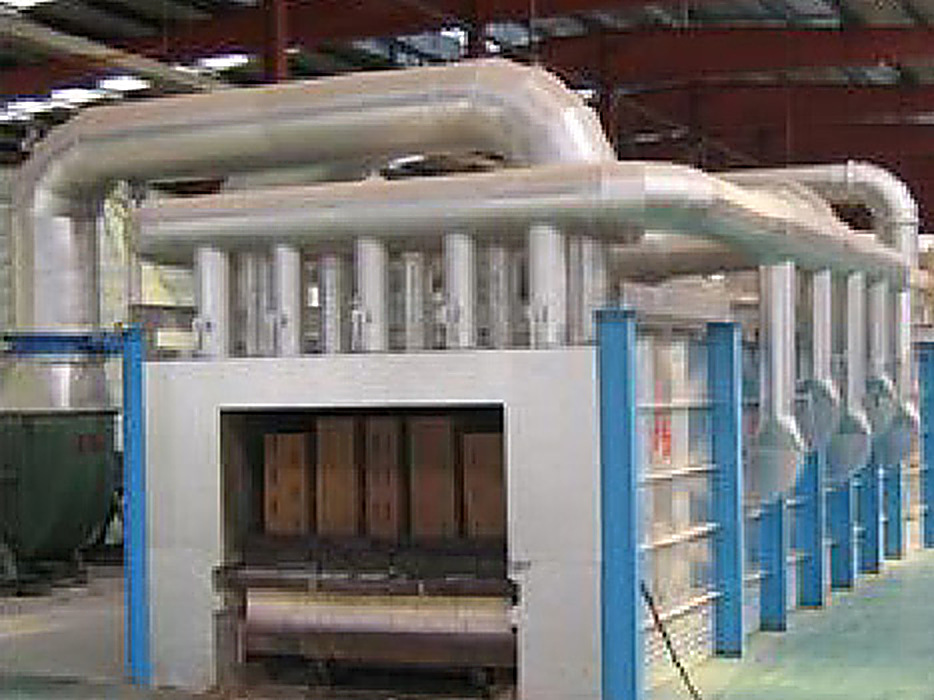 110 m tunnel kiln at the Zhejiang Shengao Refractory production base