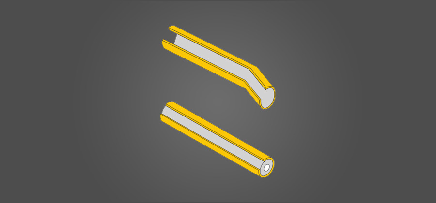Tertiary air duct & coal injection pipe